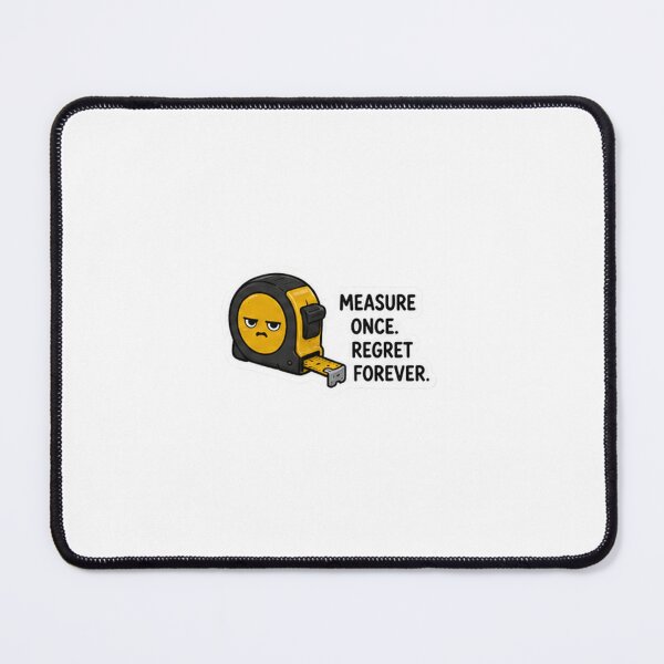 Item preview, Measure once. Regret forever. designed and sold by GrainGrove.