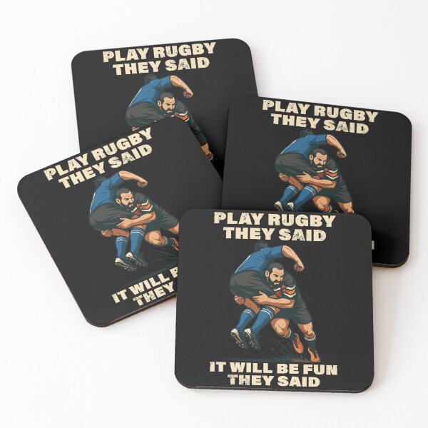 Item preview, Funny Play Rugby They Said It Will Be Fun They Said Bokke World designed and sold by d247.