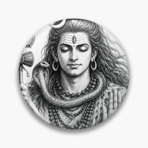 Item preview, Be Like Shiva – Lord Shiva Inspirational Spiritual Artwork | Har Har Mahadev designed and sold by Say6289.