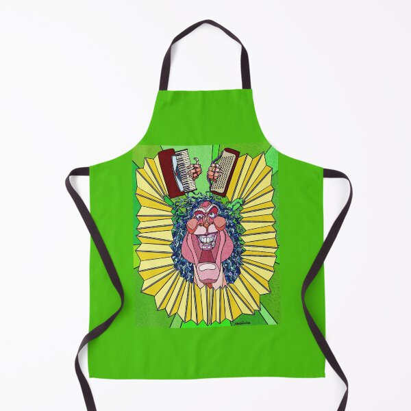 Item preview, Stained Glass "Weird Al" Yankovic Caricature designed and sold by Chumpmonkey Art.