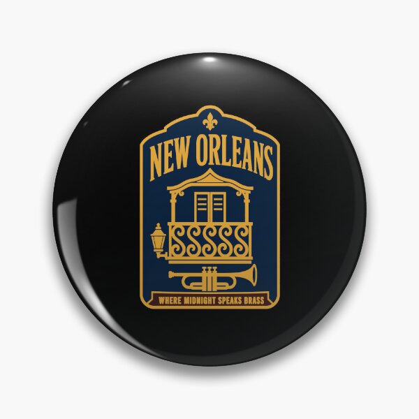 Item preview, New Orleans French Quarter Brass Badge designed and sold by Lyfeinsights.