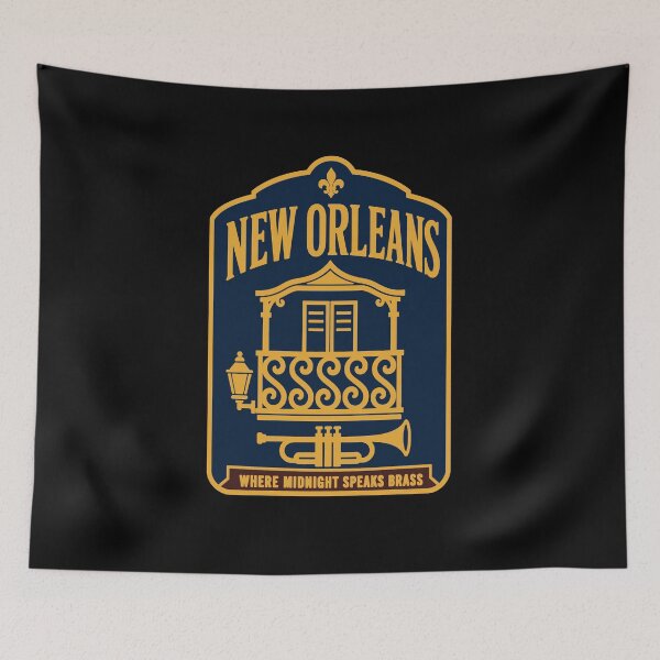 Item preview, New Orleans French Quarter Brass Badge designed and sold by Lyfeinsights.