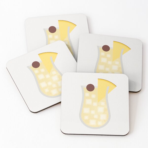 Item preview, Pina Colada Cocktail Minimalist Illustration designed and sold by archetype prints.