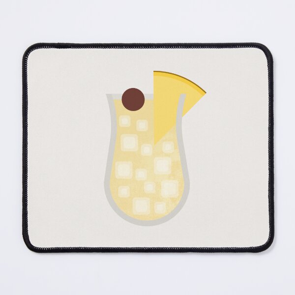 Item preview, Pina Colada Cocktail Minimalist Illustration designed and sold by archetype prints.