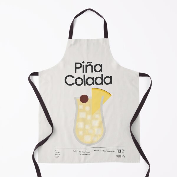 Item preview, Pina Colada Cocktail Minimalist Illustration designed and sold by archetype prints.