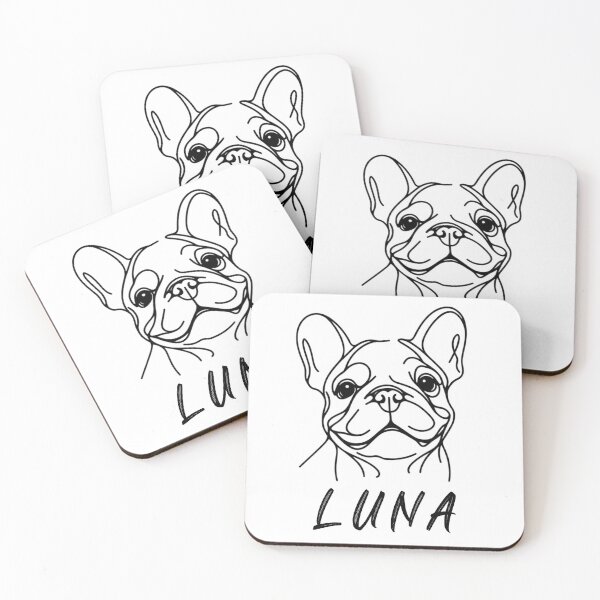 Item preview, French Bulldog Line Art | Minimalist Frenchie Dog Illustration designed and sold by AbeeRedB.