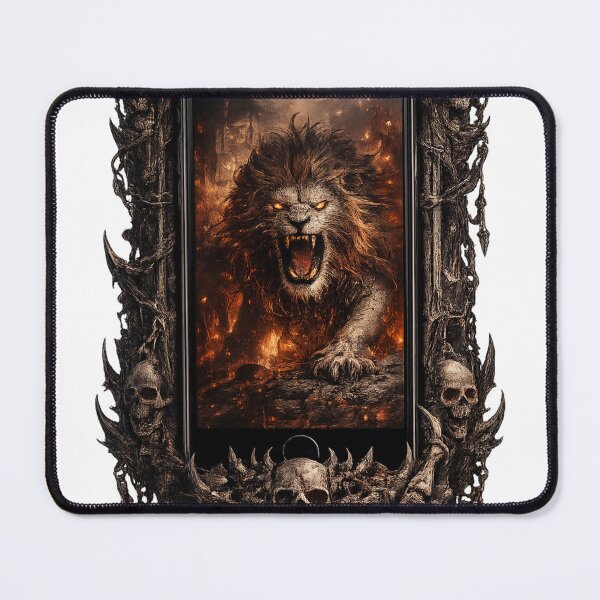 Item preview, Lion of the Underworld | Dark Reaper Phone Artwork designed and sold by Sticleg.