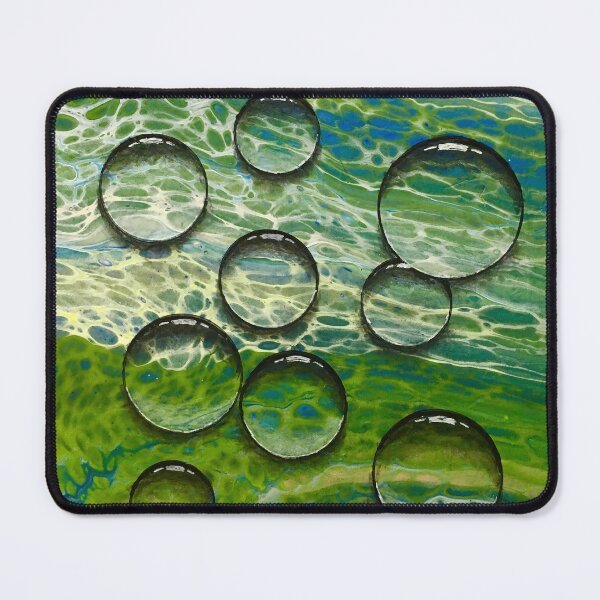 Item preview, Fluid art green bubbles  designed and sold by Fred  Terpe.