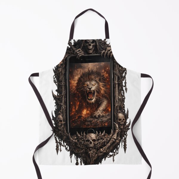 Item preview, Lion of the Underworld | Dark Reaper Phone Artwork designed and sold by Sticleg.