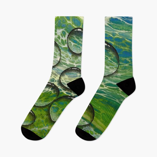 Item preview, Fluid art green bubbles  designed and sold by Fred  Terpe.