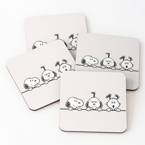 Item preview, Peanuts - Snoopy Spike Olaf Dog Expressions Fan Design designed and sold by LysiTHWIP.