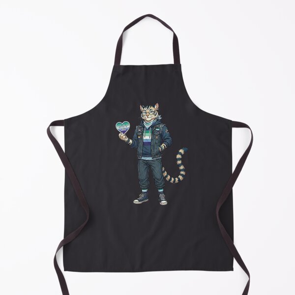 Item preview, Gay Male Pride Tabaxi RPG Sticker designed and sold by AestheticRPG .