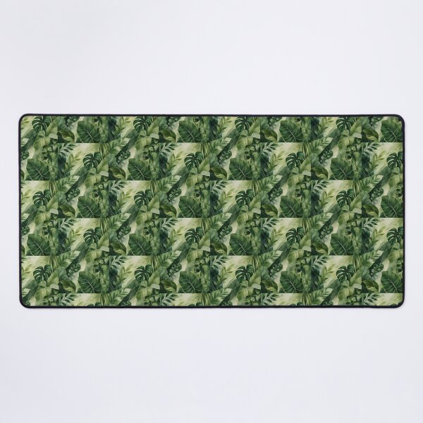 Item preview, Tropical Botanical Wall Art Print, Green Jungle Leaves Watercolor Decor, Elegant Nature Canvas Artwork for Living Room designed and sold by Hookesmode.