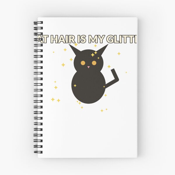 Item preview, Cat Hair Is My Glitter – Funny Black Cat Design designed and sold by Cozy Oddities Studio.