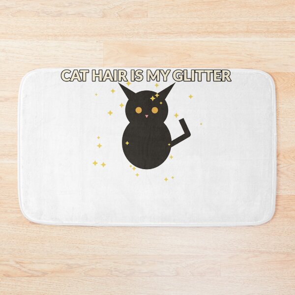 Item preview, Cat Hair Is My Glitter – Funny Black Cat Design designed and sold by Cozy Oddities Studio.