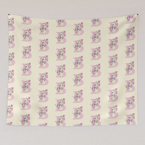 Item preview, Flowery Letter B designed and sold by CharlottePlaceArt.