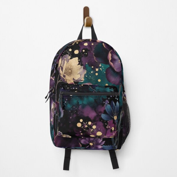 Item preview, Mystic Violet Bloom Pattern | Dark Purple Floral Art | Elegant Watercolor Botanical Design designed and sold by GalleryPeak.