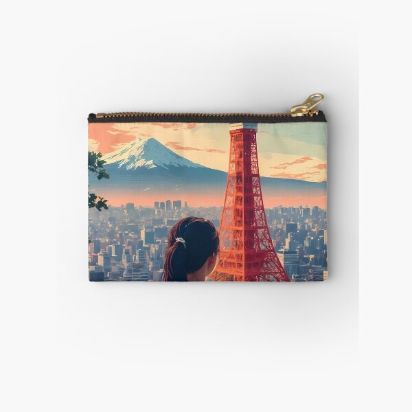 Item preview, Anime Girl Tokyo Tower Dreamscape View designed and sold by JacksoonLester.