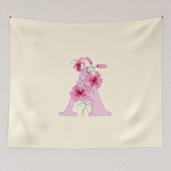 Item preview, Flowery Letter A designed and sold by CharlottePlaceArt.