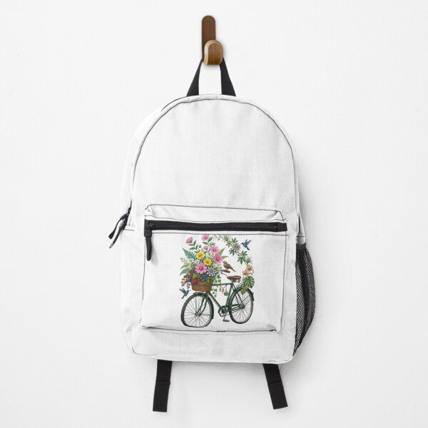 Item preview, Vintage Bicycle Floral Basket Hummingbird designed and sold by Sovereign Supply Co..