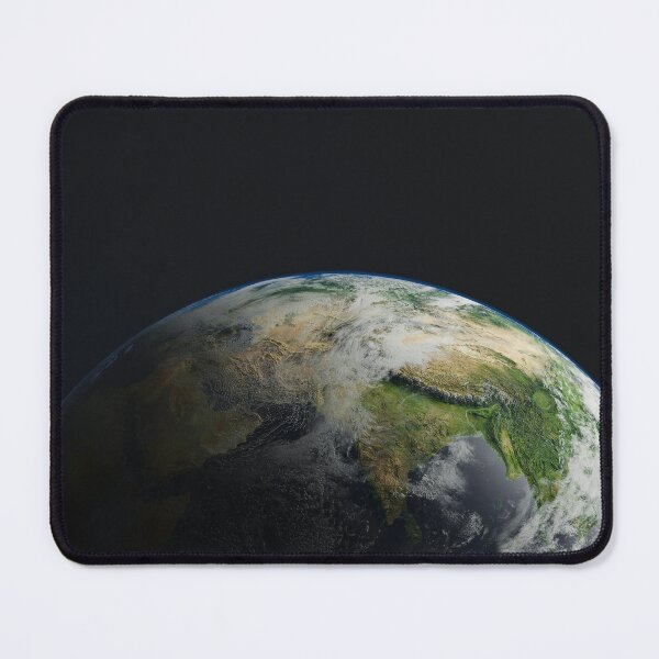 Item preview, Planet Earth From Space - Realistic 3D Global Rendering Wall Art designed and sold by JohnManuelPhoto.