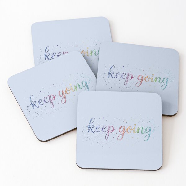 Item preview, Keep Going Dreamy Star Quote  designed and sold by VibeShift Studio.
