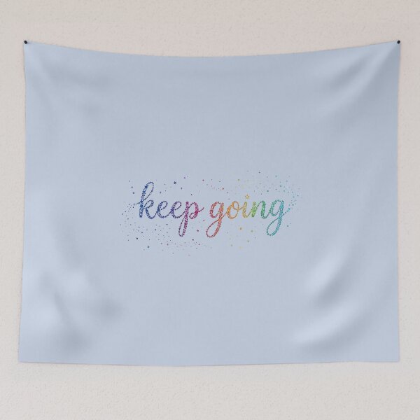 Item preview, Keep Going Dreamy Star Quote  designed and sold by VibeShift Studio.
