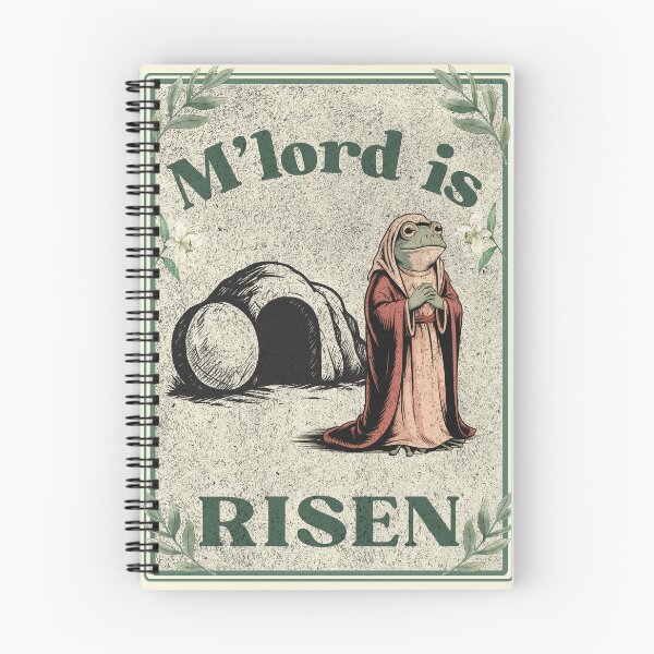 Item preview, M’lord Is Risen Frog T-Shirt | Funny Christian Easter Shirt designed and sold by Alt Christian.