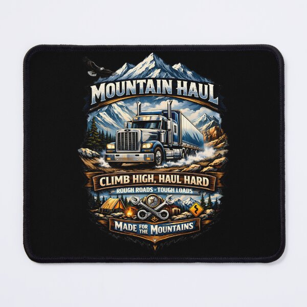 Item preview, Mountain Haul Trucker Climb High Haul Hard designed and sold by zelvoc-wear.