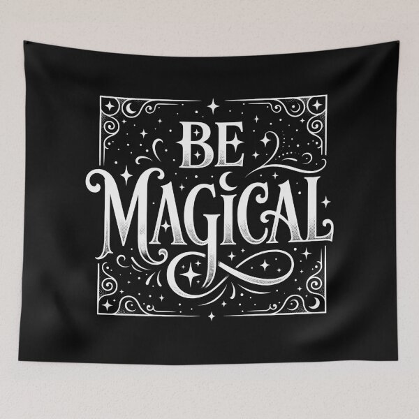 Item preview, Ethereal Cosmic Be Magical Whimsical Text Layout designed and sold by EdvvinStudios.