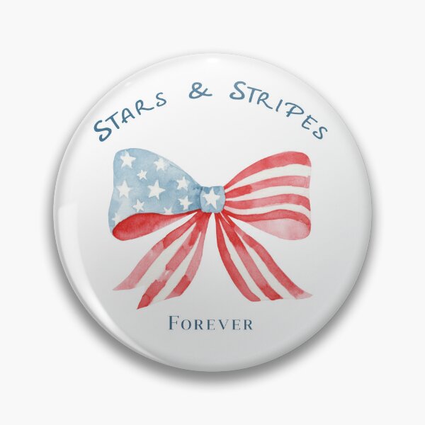 Item preview, Stars and Stripes Forever Patriotic Bow USA designed and sold by olenapetol.