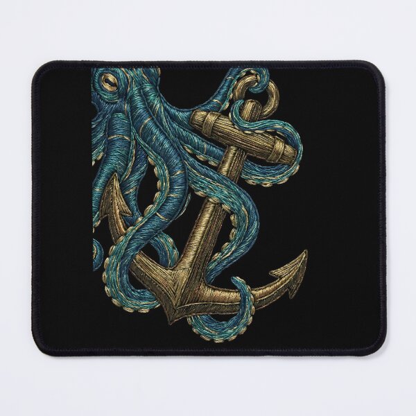 Item preview, Stitched Texture Release The Kraken Anchor Nautical designed and sold by EKHOAISTORE.
