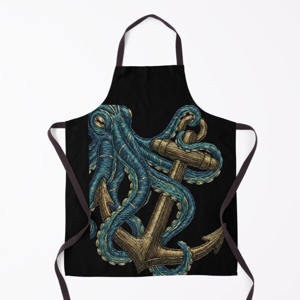 Item preview, Stitched Texture Release The Kraken Anchor Nautical designed and sold by EKHOAISTORE.