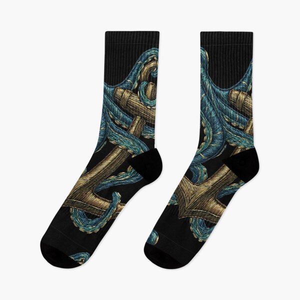 Item preview, Stitched Texture Release The Kraken Anchor Nautical designed and sold by EKHOAISTORE.
