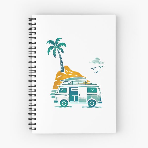 Item preview, Island Surf Van Illustration | Tropical Beach Lifestyle Art designed and sold by Islabonita..