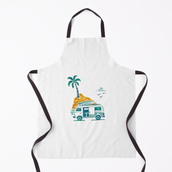 Item preview, Island Surf Van Illustration | Tropical Beach Lifestyle Art designed and sold by Islabonita..