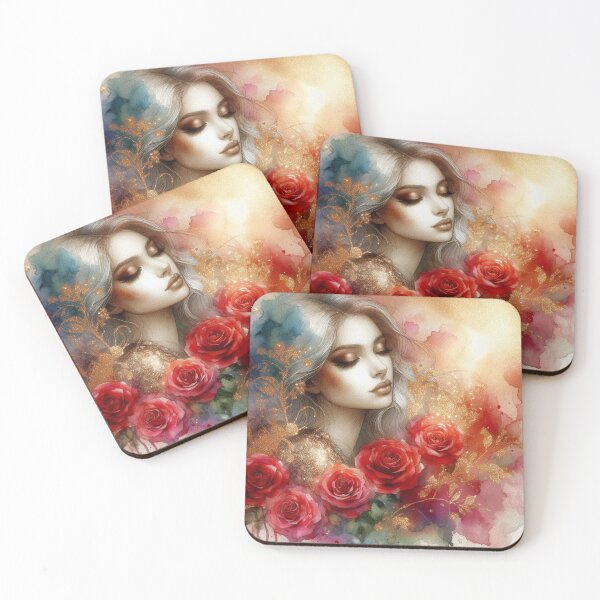 Item preview, Red Roses in Her Reverie designed and sold by EdicrisR.