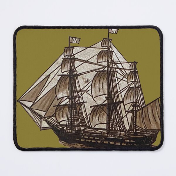 Item preview, Vintage 17th Century Pirate Ship Sketch | Maritime Decor, Historical Sailing Illustration designed and sold by Based History.