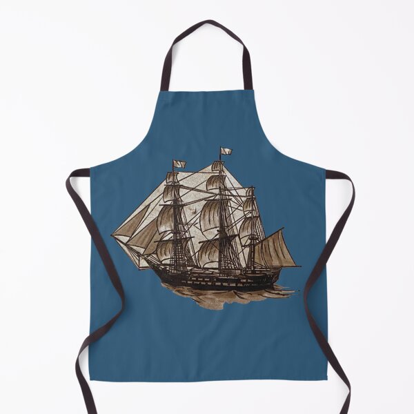 Item preview, Vintage 17th Century Pirate Ship Sketch | Maritime Decor, Historical Sailing Illustration designed and sold by Based History.