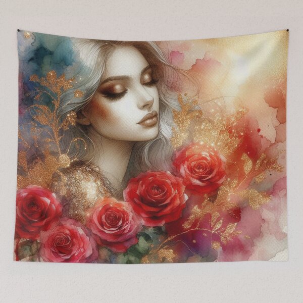 Item preview, Red Roses in Her Reverie designed and sold by EdicrisR.