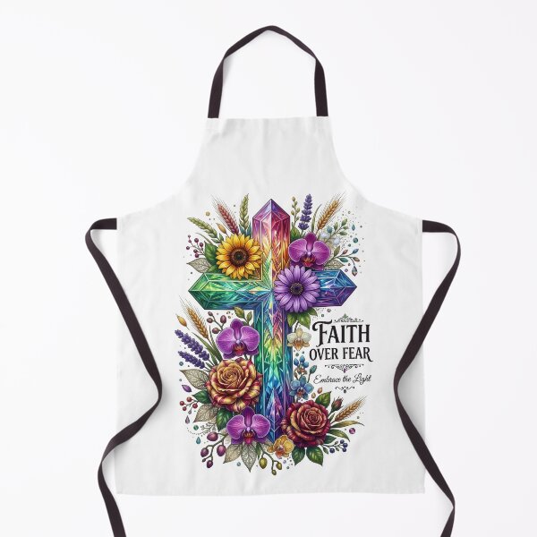 Item preview, Faith Over Fear Crystal Cross designed and sold by Sovereign Supply Co..
