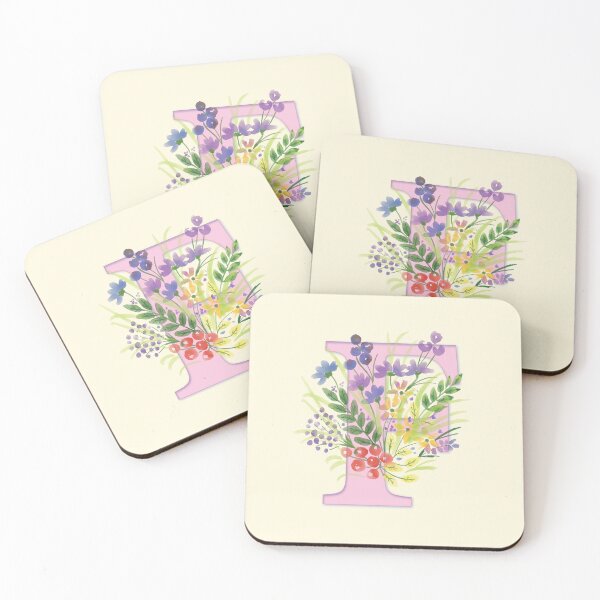 Item preview, Flowery Letter F designed and sold by CharlottePlaceArt.