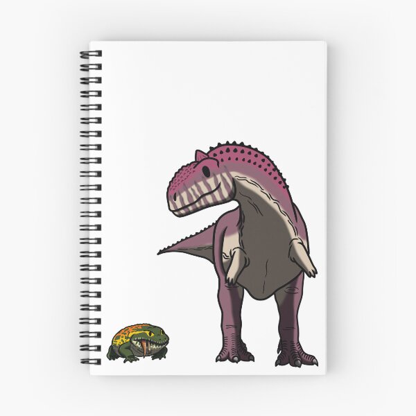 Item preview, Snacktime with Beelzebufo and Majungasaurus designed and sold by PalaeoBros.