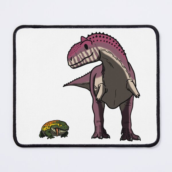 Item preview, Snacktime with Beelzebufo and Majungasaurus designed and sold by PalaeoBros.