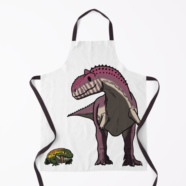 Item preview, Snacktime with Beelzebufo and Majungasaurus designed and sold by PalaeoBros.
