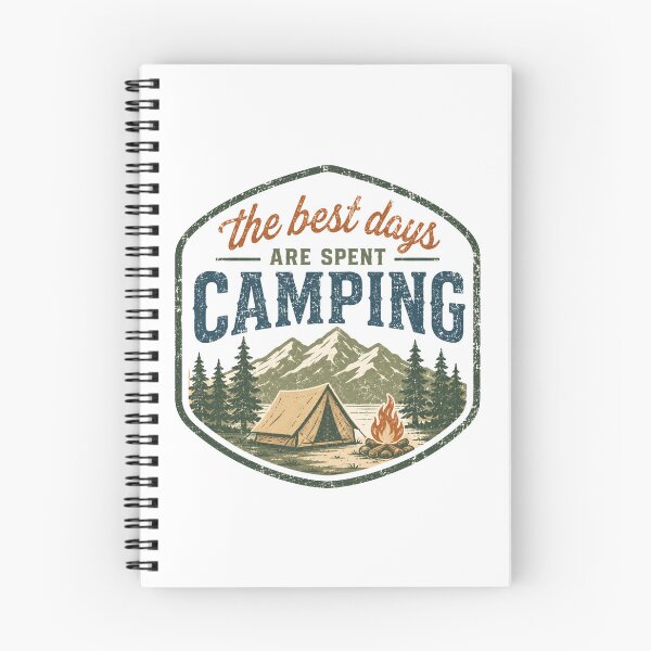 Item preview, The Best Days Are Spent Camping designed and sold by DemureArtsy.