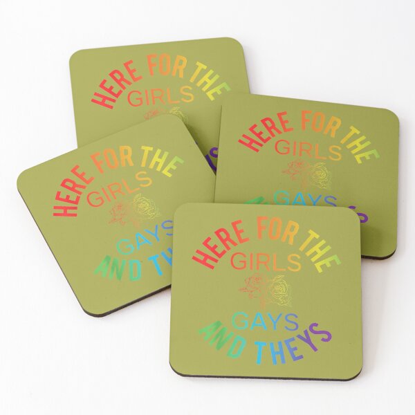 Item preview, Here for The Girls Gays Theys LGBT Gay Pride Proud Ally designed and sold by YoraChannel.