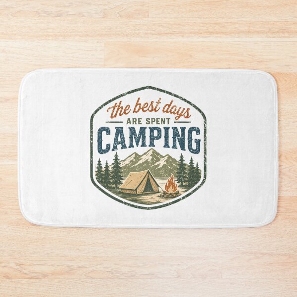 Item preview, The Best Days Are Spent Camping designed and sold by DemureArtsy.
