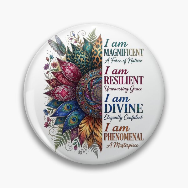 Item preview, I Am Magnificent Sunflower Affirmations designed and sold by Sovereign Supply Co..