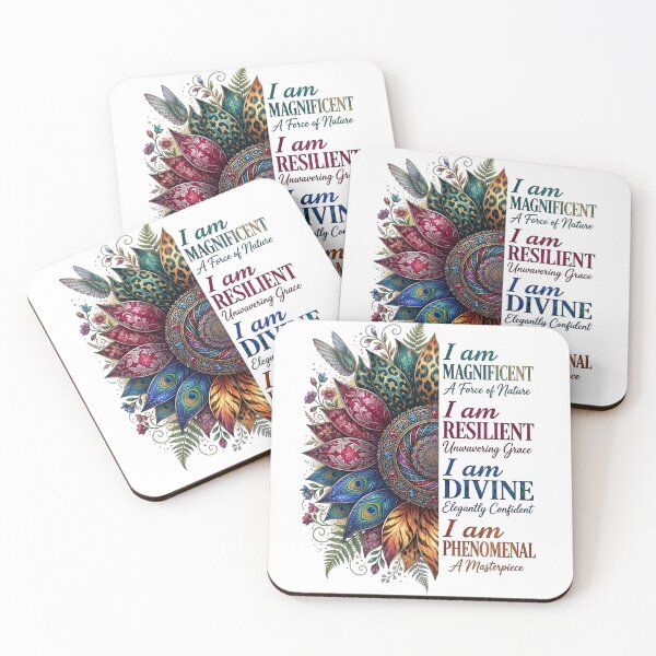 Item preview, I Am Magnificent Sunflower Affirmations designed and sold by Sovereign Supply Co..